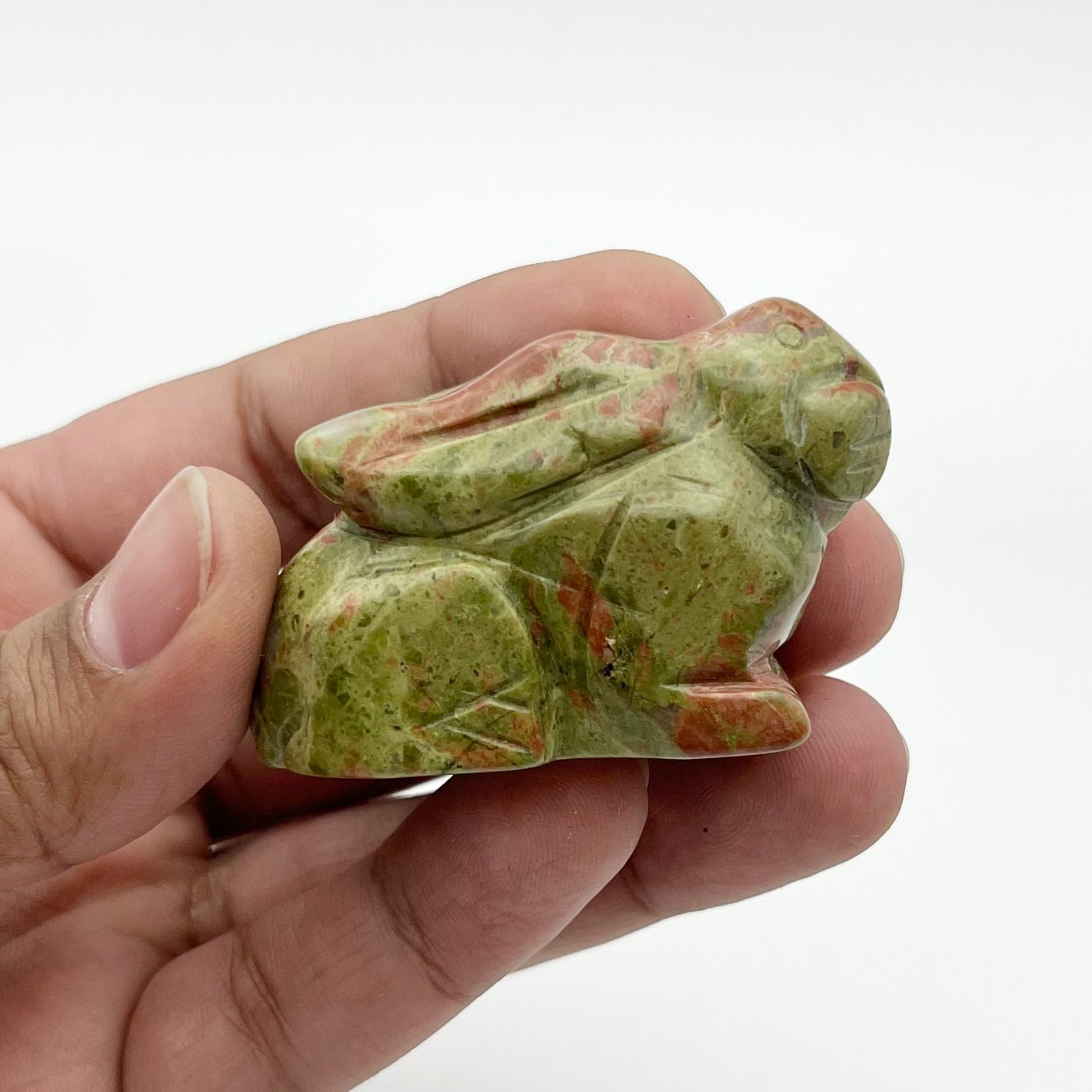 2 Inch Unakite Rabbit Q28