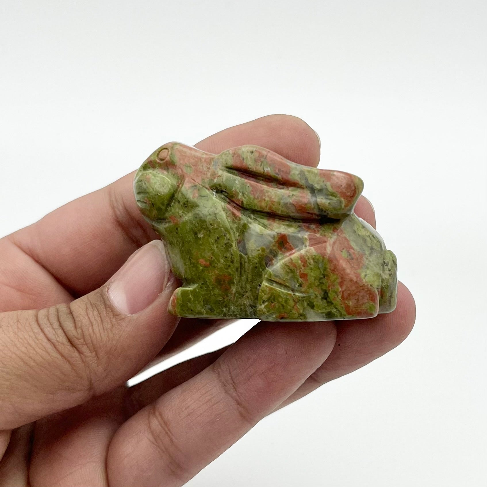 2 Inch Unakite Rabbit Q28