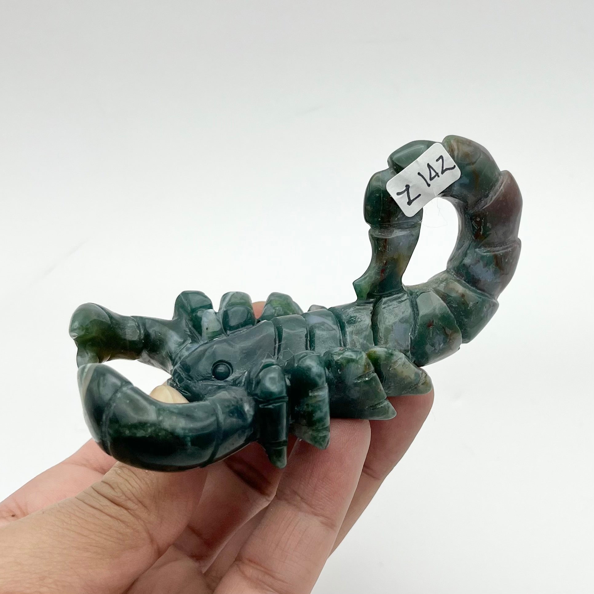 4.25 Inch Indian Agate Scorpion Z142