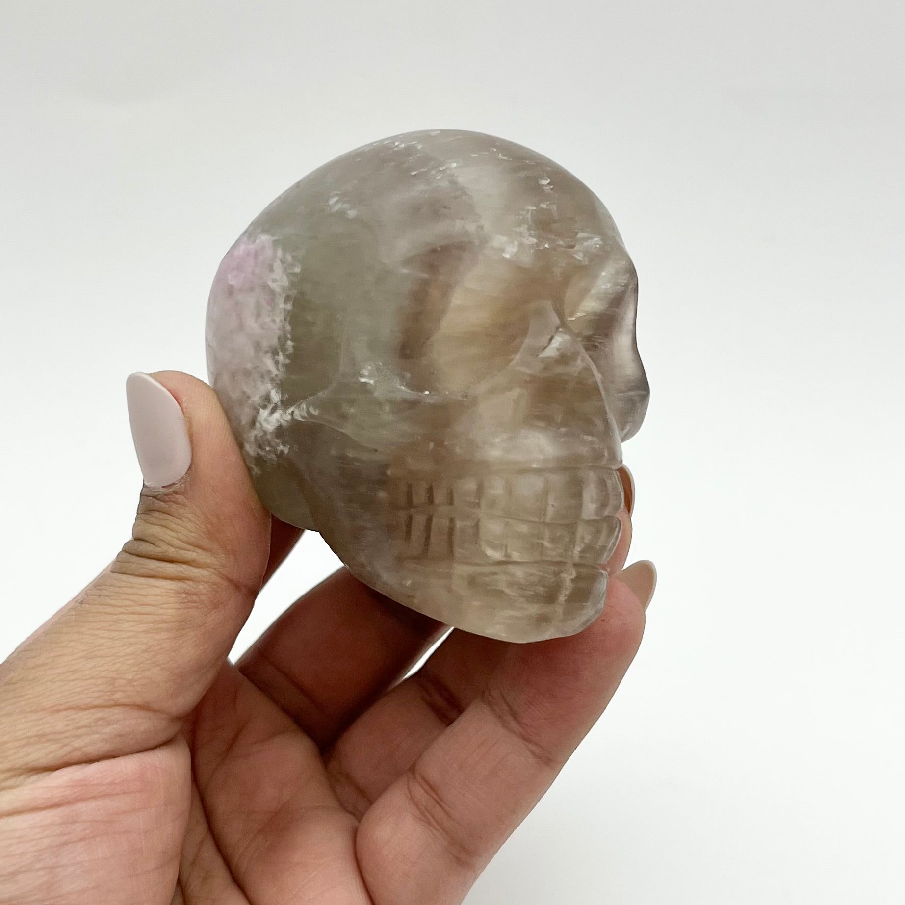 3 Inch Rainbow Fluorite Skull II85