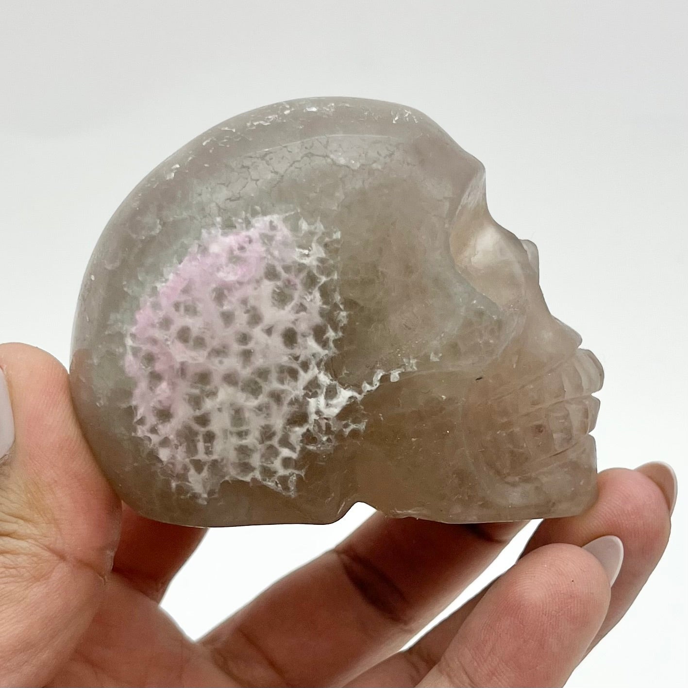 3 Inch Rainbow Fluorite Skull II85