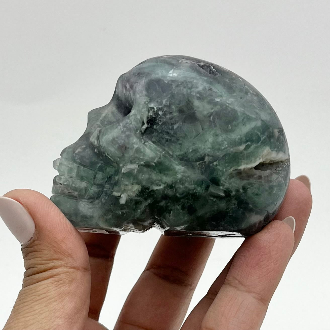 3 Inch Rainbow Fluorite Skull R85