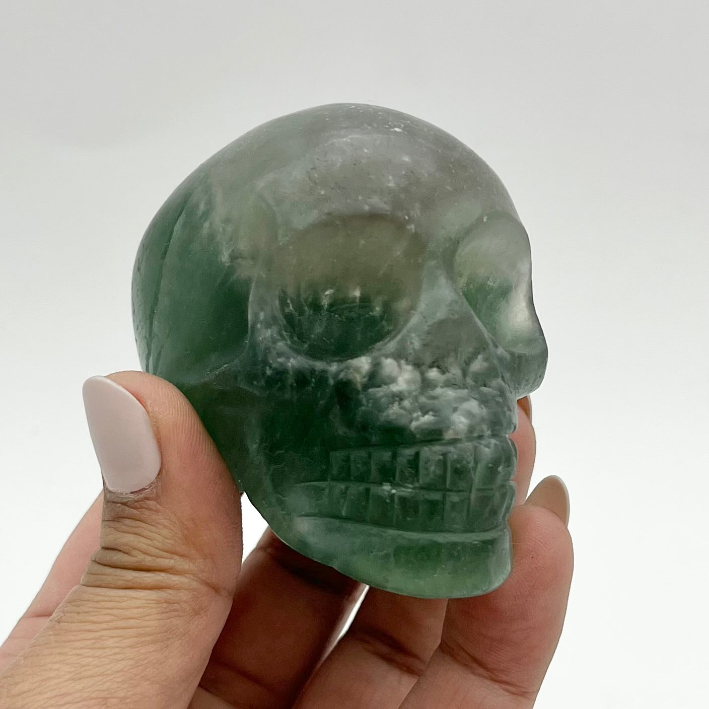 3 Inch Rainbow Fluorite Skull P85