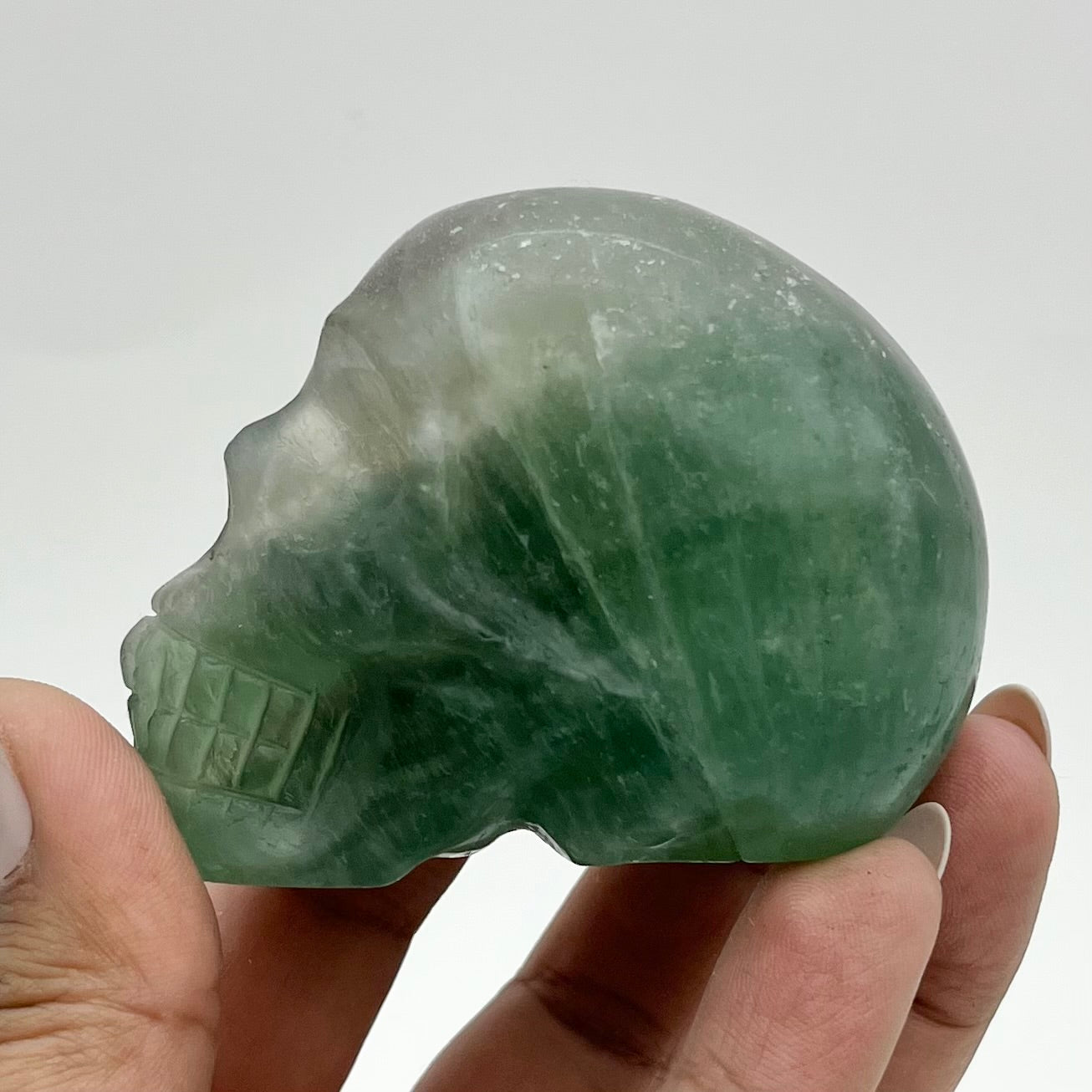 3 Inch Rainbow Fluorite Skull P85