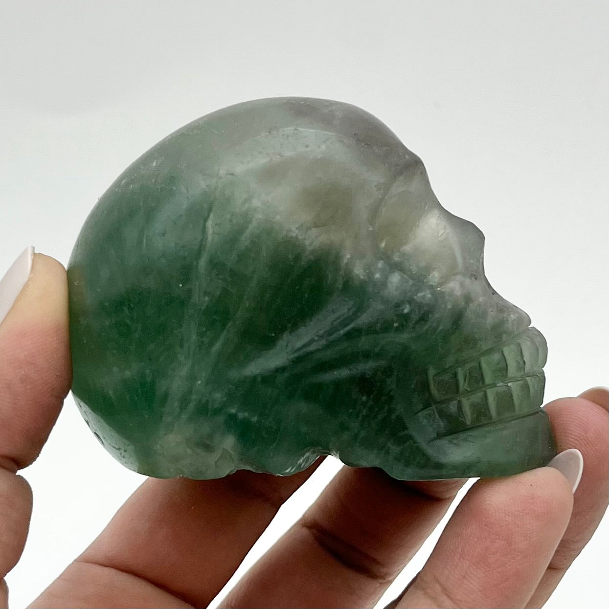 3 Inch Rainbow Fluorite Skull P85