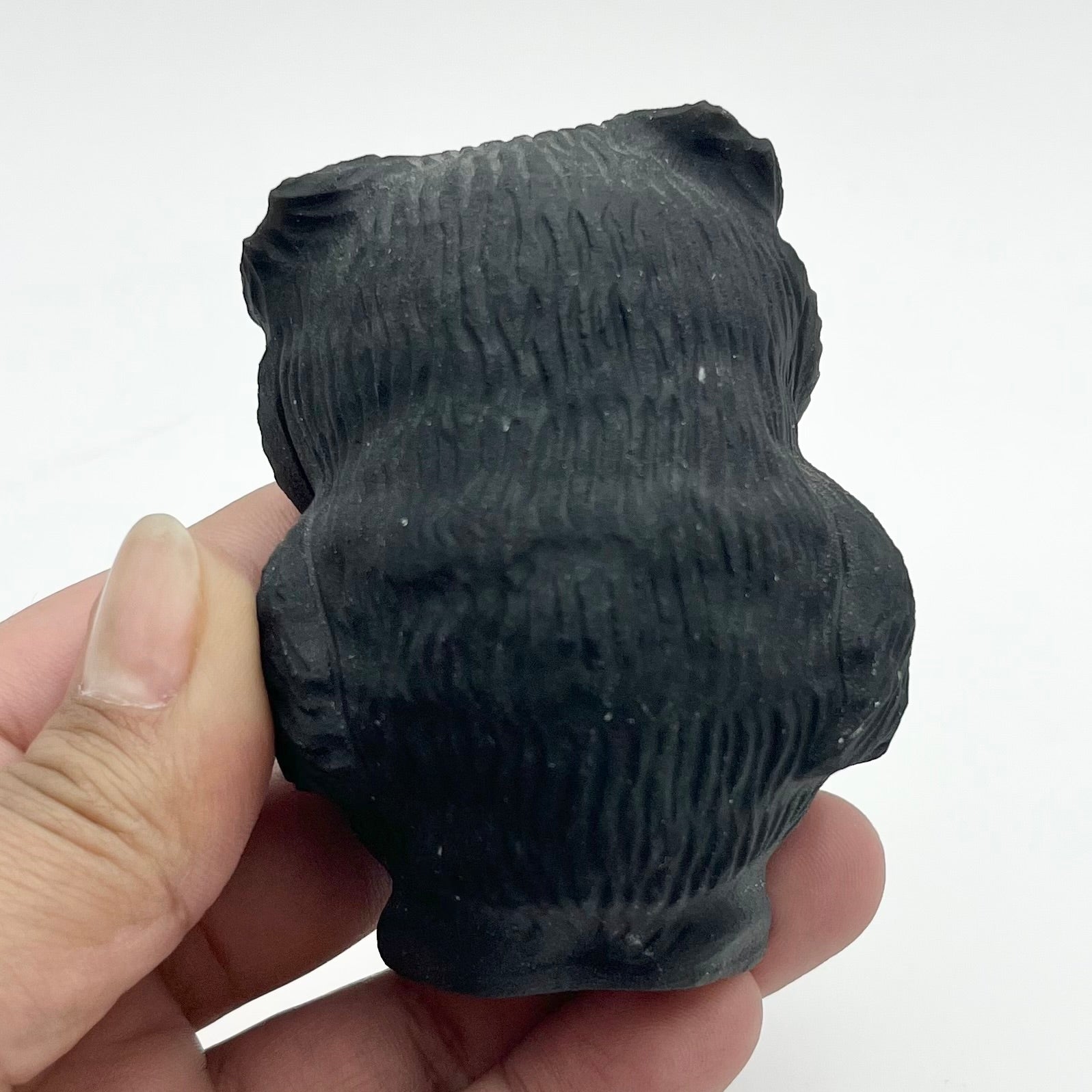 3 Inch Obsidian Owl R72