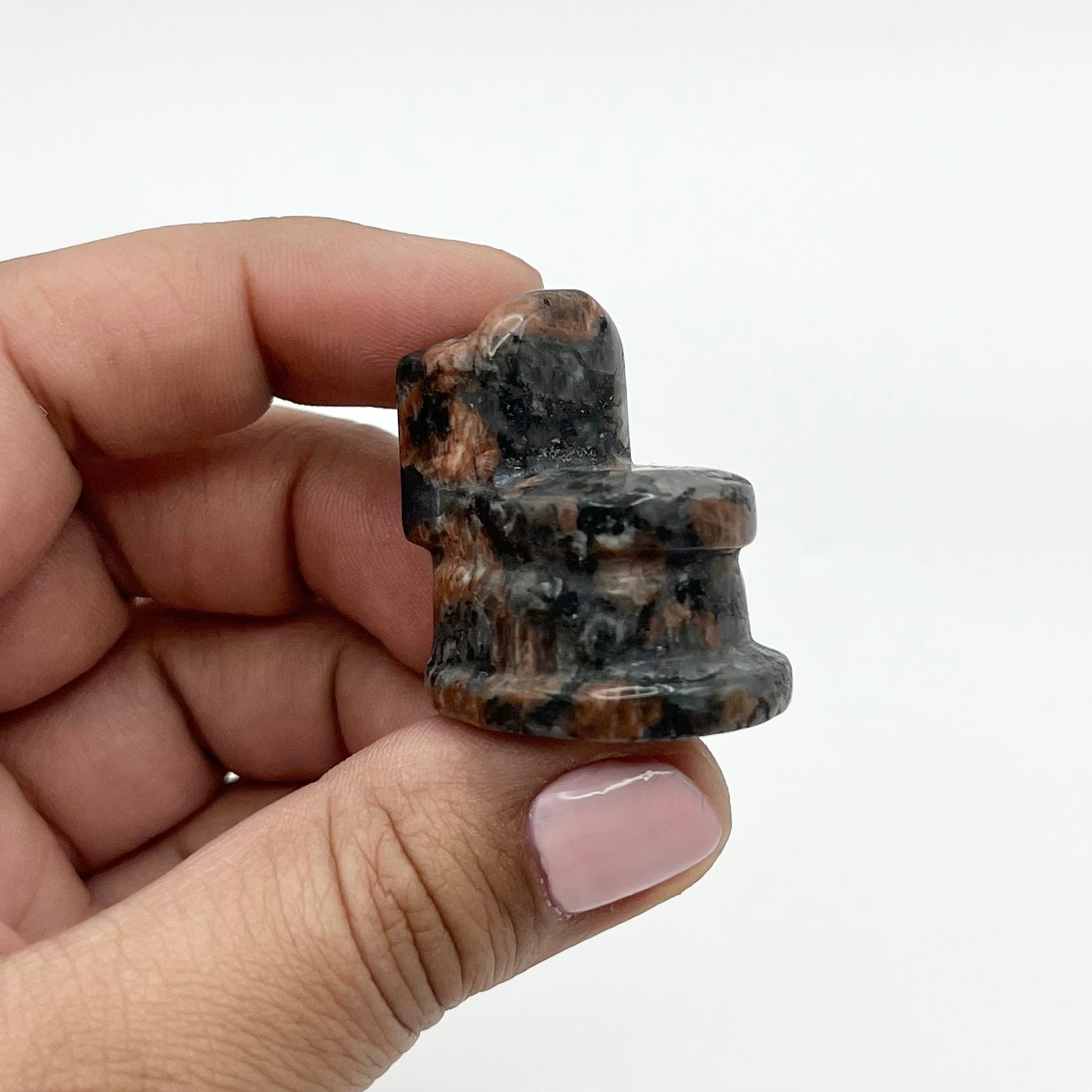 1 Inch Sesame Jasper Toilet D14