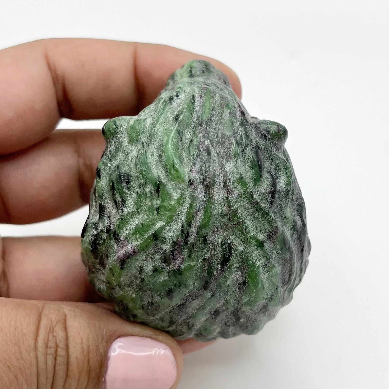 1.75 Inch Ruby in Zoisite Lion Head B48