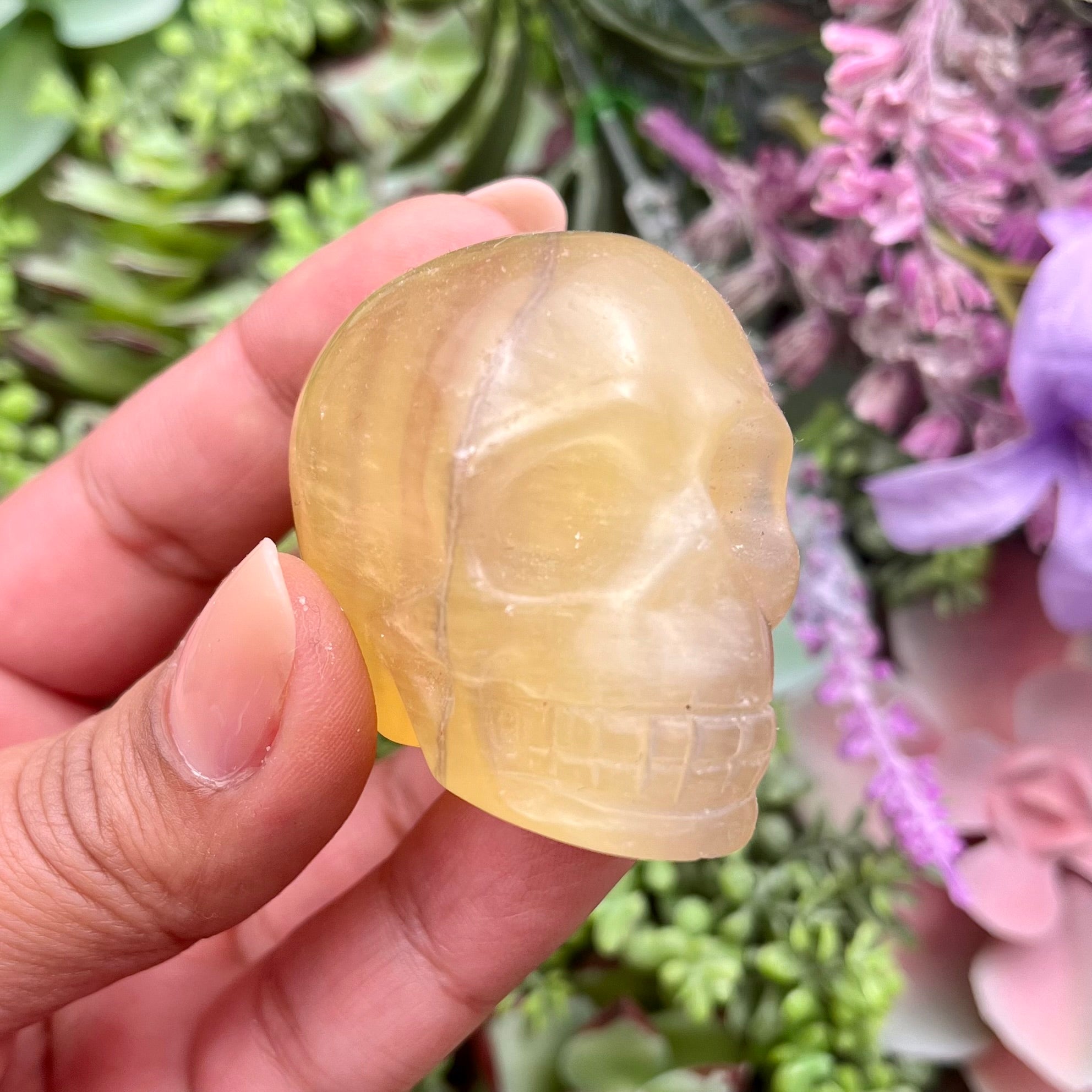 1.5 Inch Fluorite Skull B32