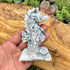 4 Inch Moss Agate Seahorse X115