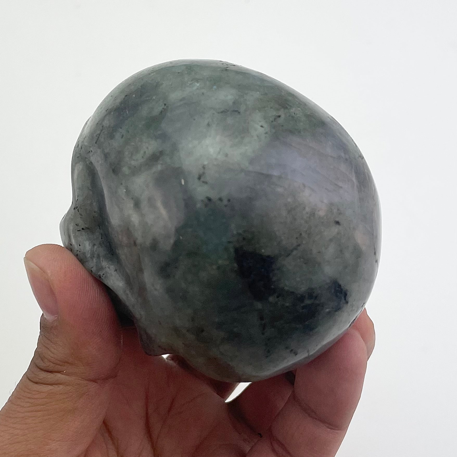3.25 Inch Labradorite Skull O190
