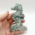 4.25 Inch Moss Agate Seahorse O115
