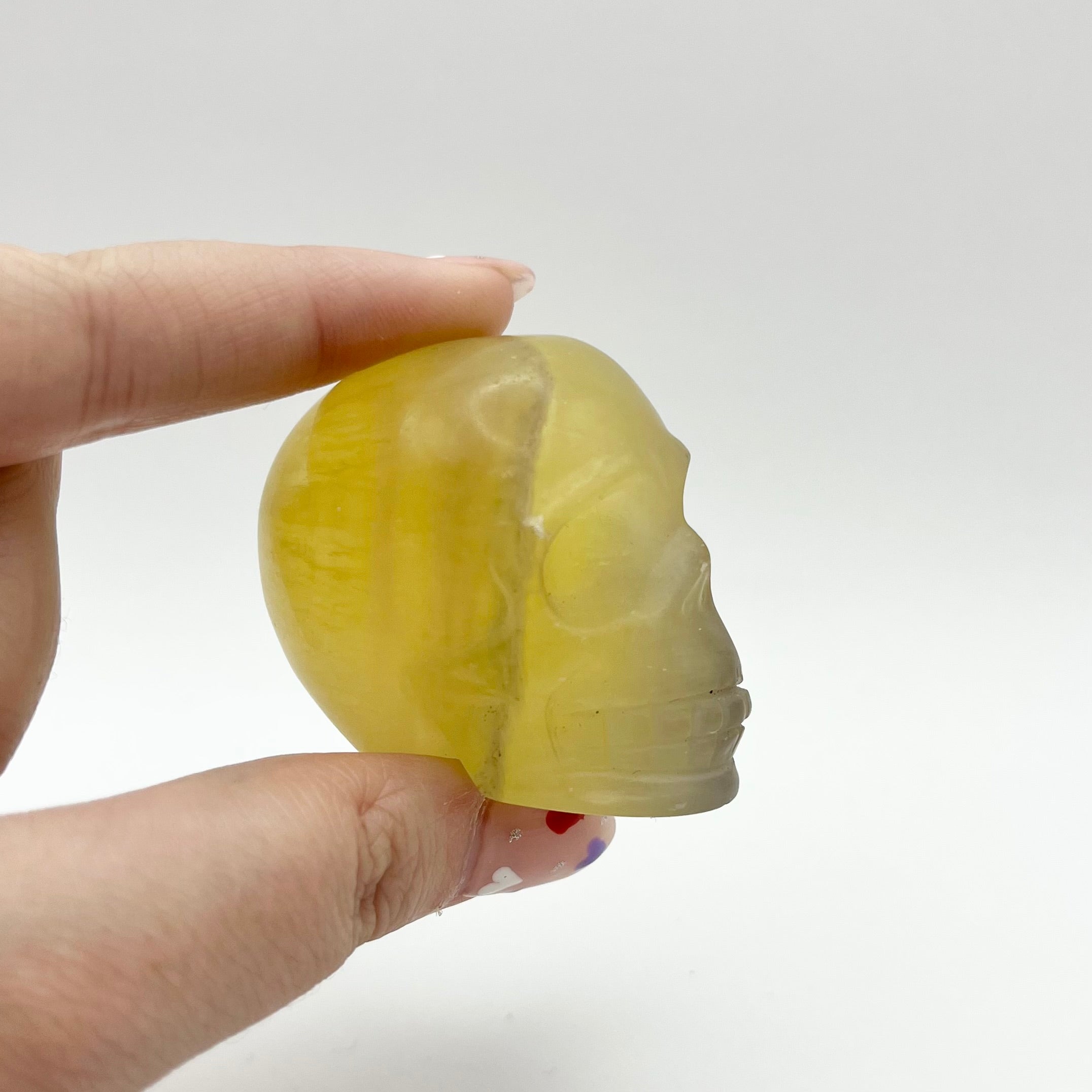 1.5 Inch Fluorite Skull B32