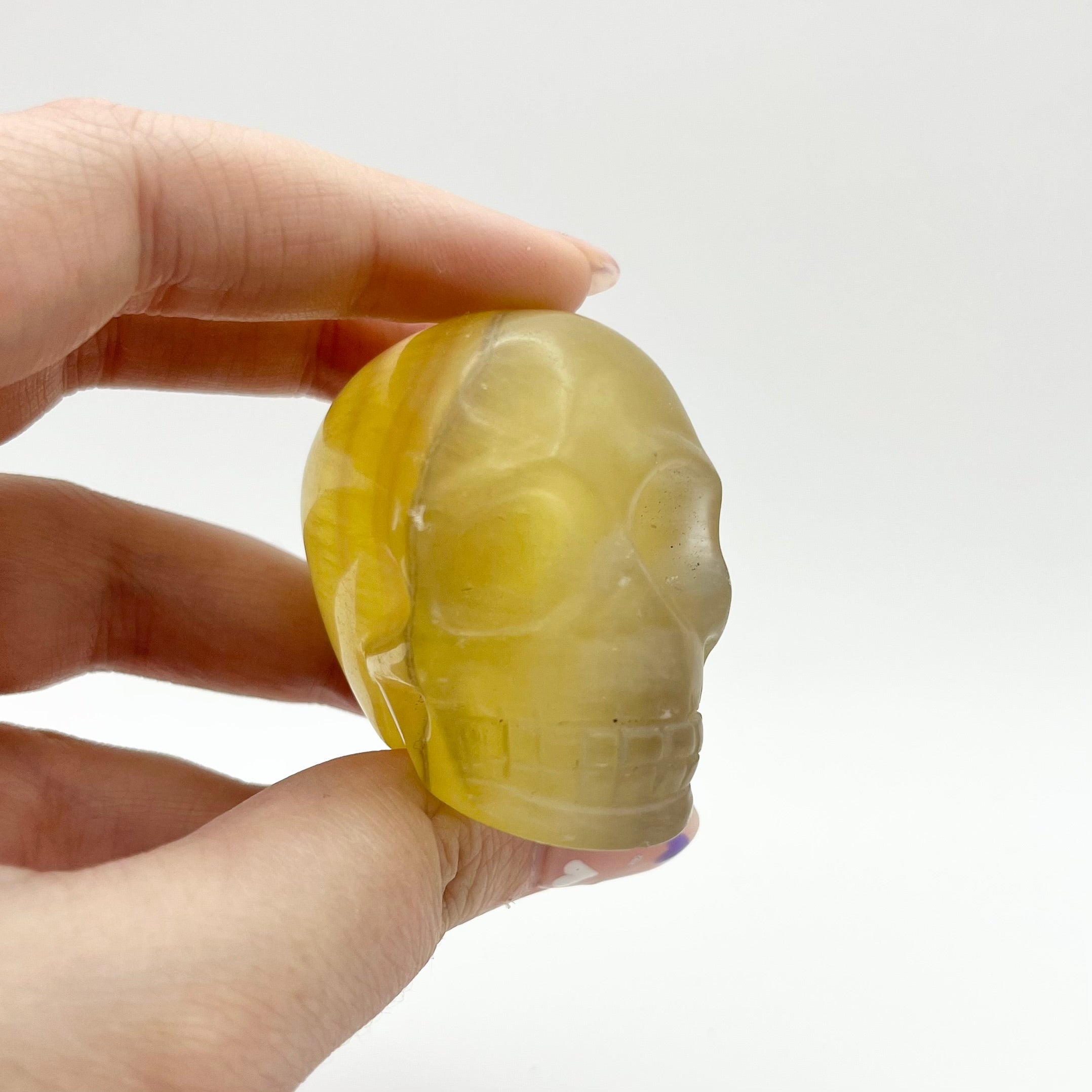 1.5 Inch Fluorite Skull B32