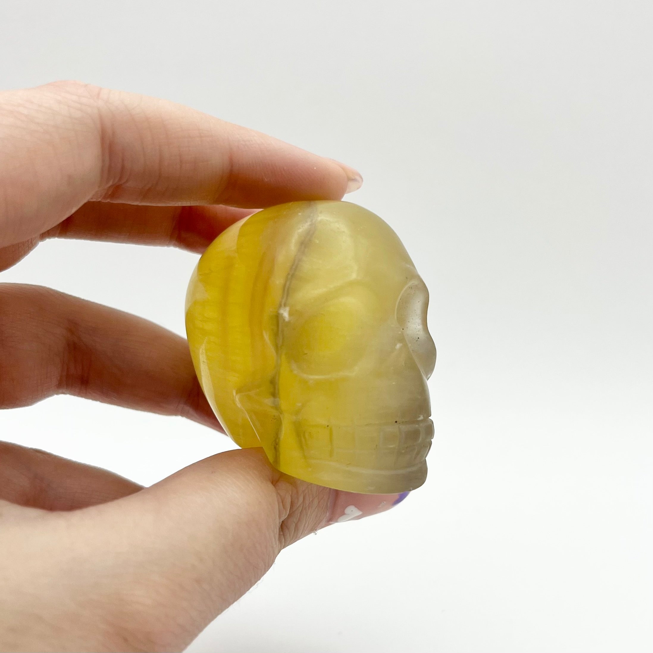 1.5 Inch Fluorite Skull B32