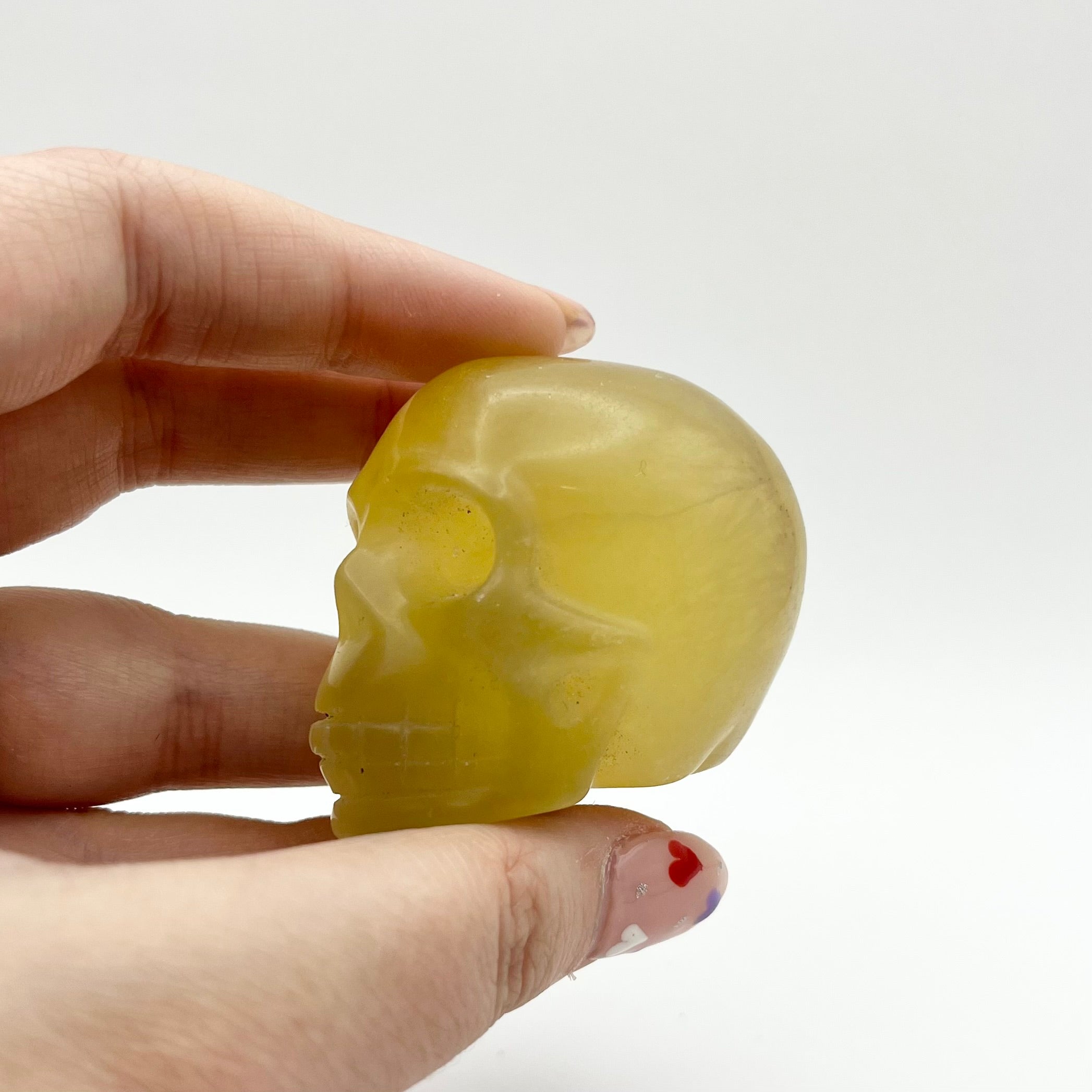 1.5 Inch Fluorite Skull B32