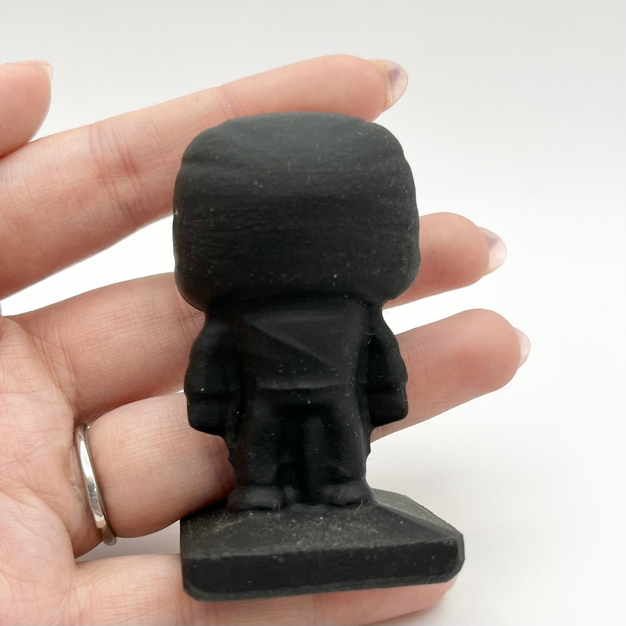 2.5 Inch Obsidian Triangle Squid Game Character E42