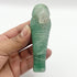 3.5 Inch Green Aventurine Tutankhamun Sarcophagus H64