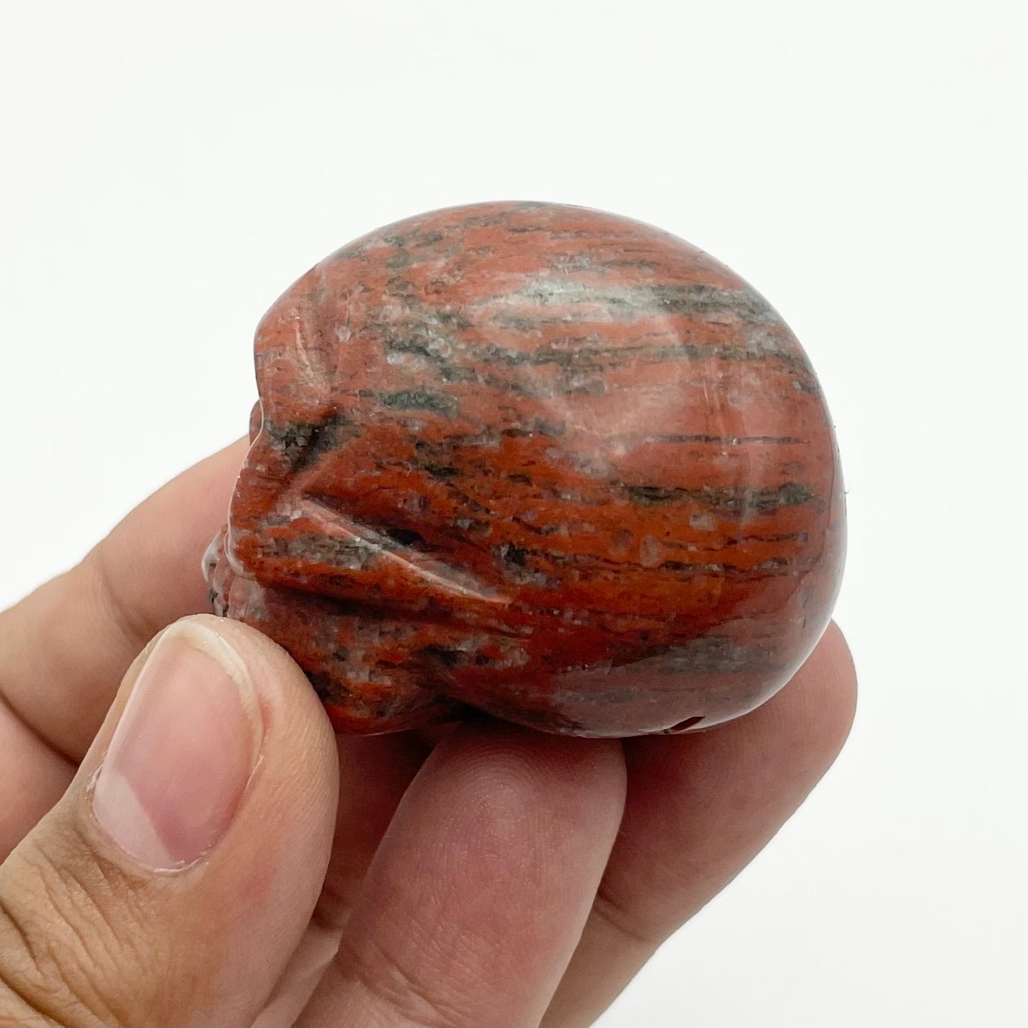 1.5 Inch Sesame Jasper Skull G30