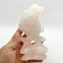 5.5 Inch Rose Quartz Dolphin Carving X266