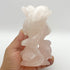 5.5 Inch Rose Quartz Dolphin Carving X266