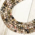 6mm Mocha Rhodonite Bead Strand E9