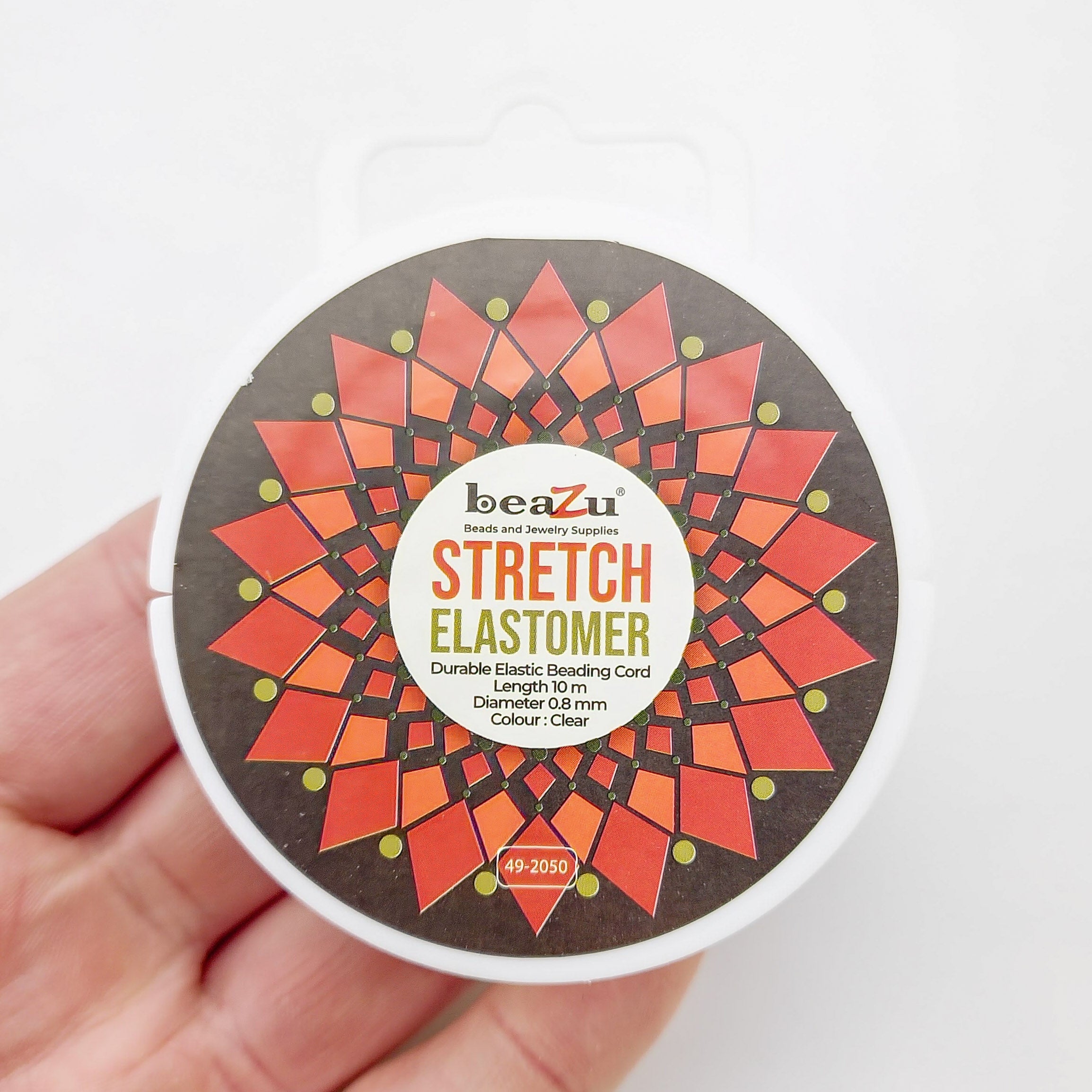 0.8mm Clear Stretchy String 10 Meters D7
