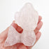 4.25 Inch Rose Quartz Mermaid Carving J177