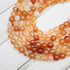 10mm Orange Multi Carnelian Bead Strand Z20