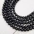 6mm Black Obsidian Bead Strand B8