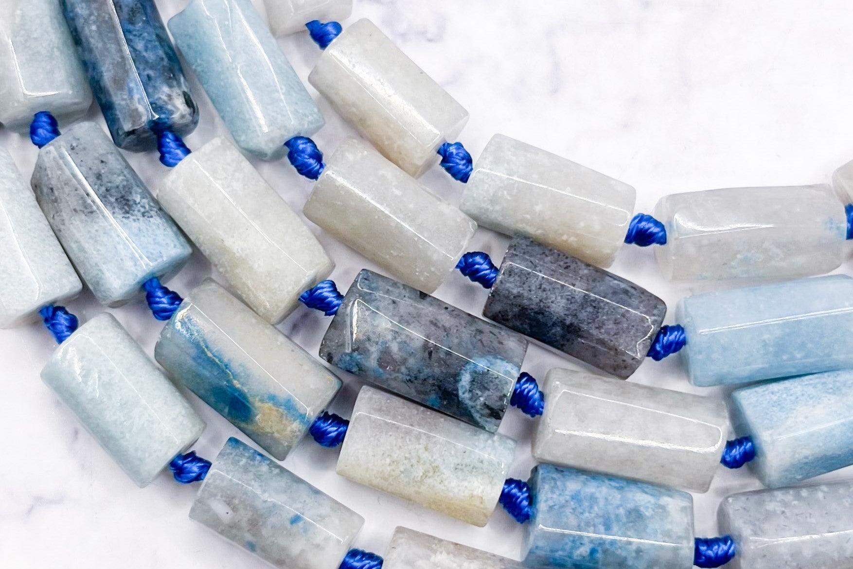 Barrel Gemstone Beads