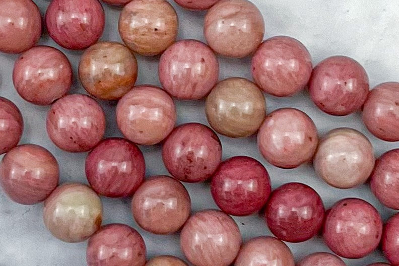 Beads - Rhodonite