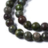 6mm Dark Green Variscite Bead Half Strand V12
