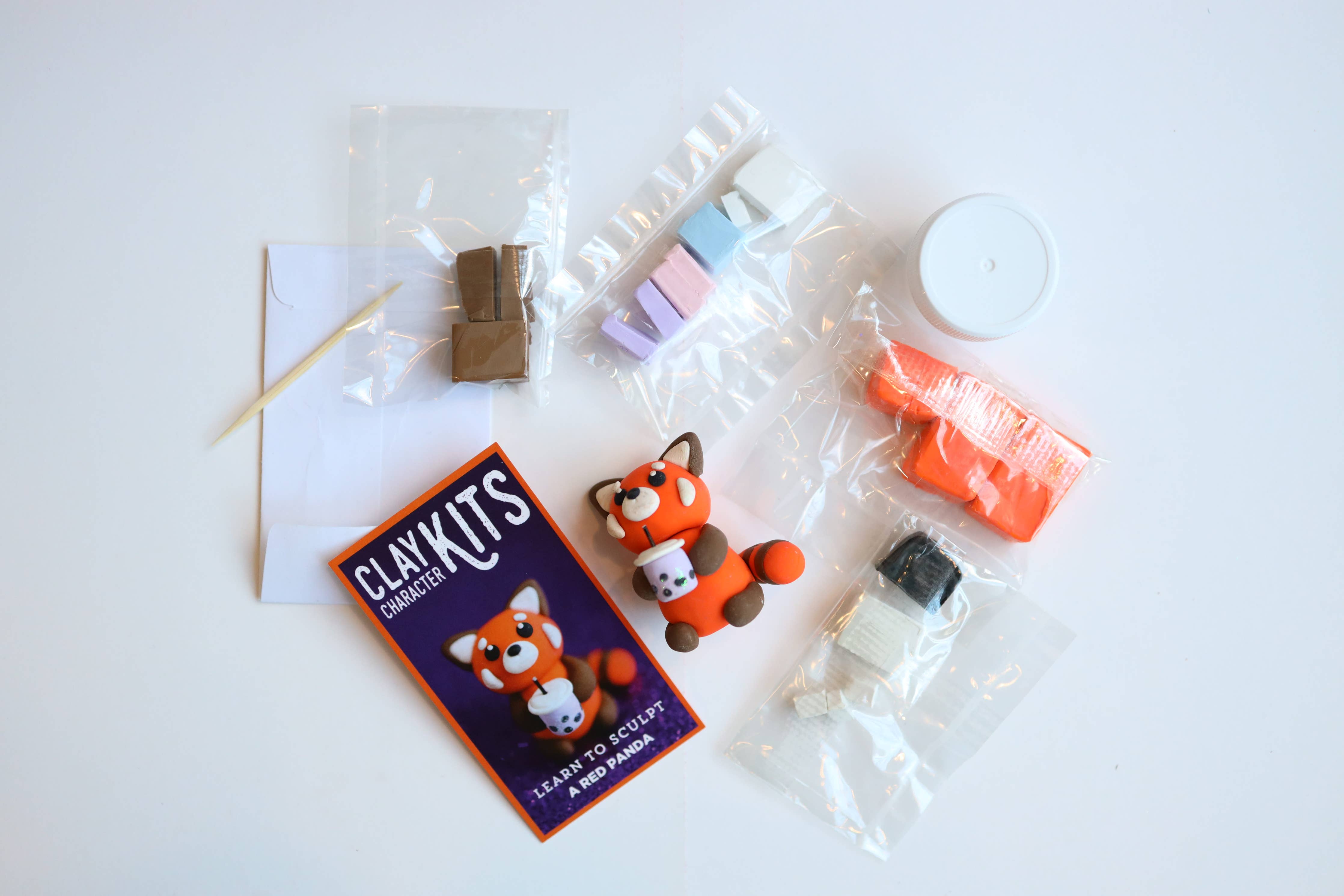 Red Panda DIY Polymer Clay Kit