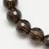8mm Faceted Smoky Quartz Bead Strand F26
