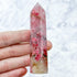 3.25 Inch Icy Rhodonite Tower C15