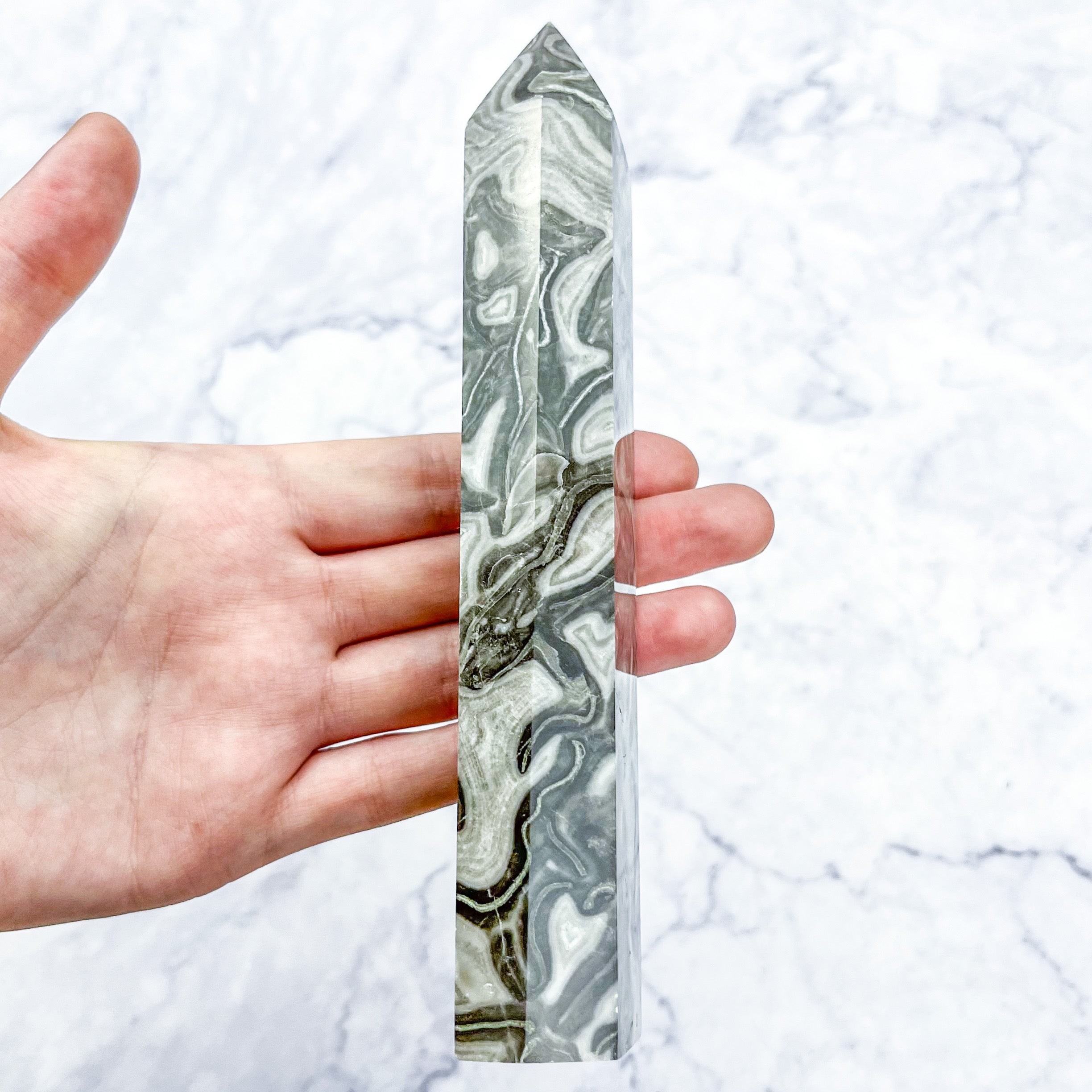 6.5 Inch Picasso Jasper Tower W61