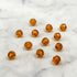 4mm Swarovski Topaz Faceted Brown Bead Pack (12 Beads)