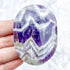 2.25 Inch Chevron Amethyst Palmstone G16