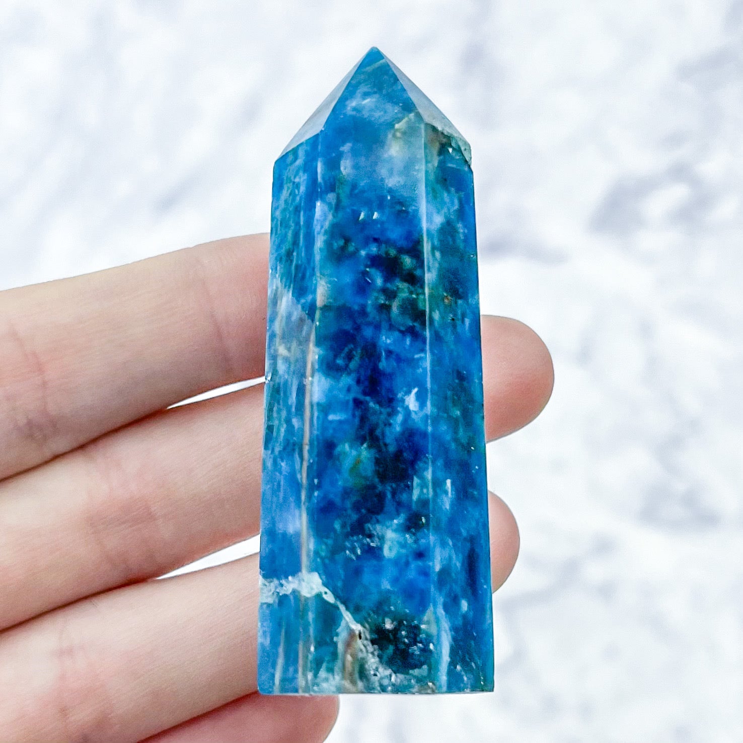 2.75 Inch Blue Apatite Tower P15