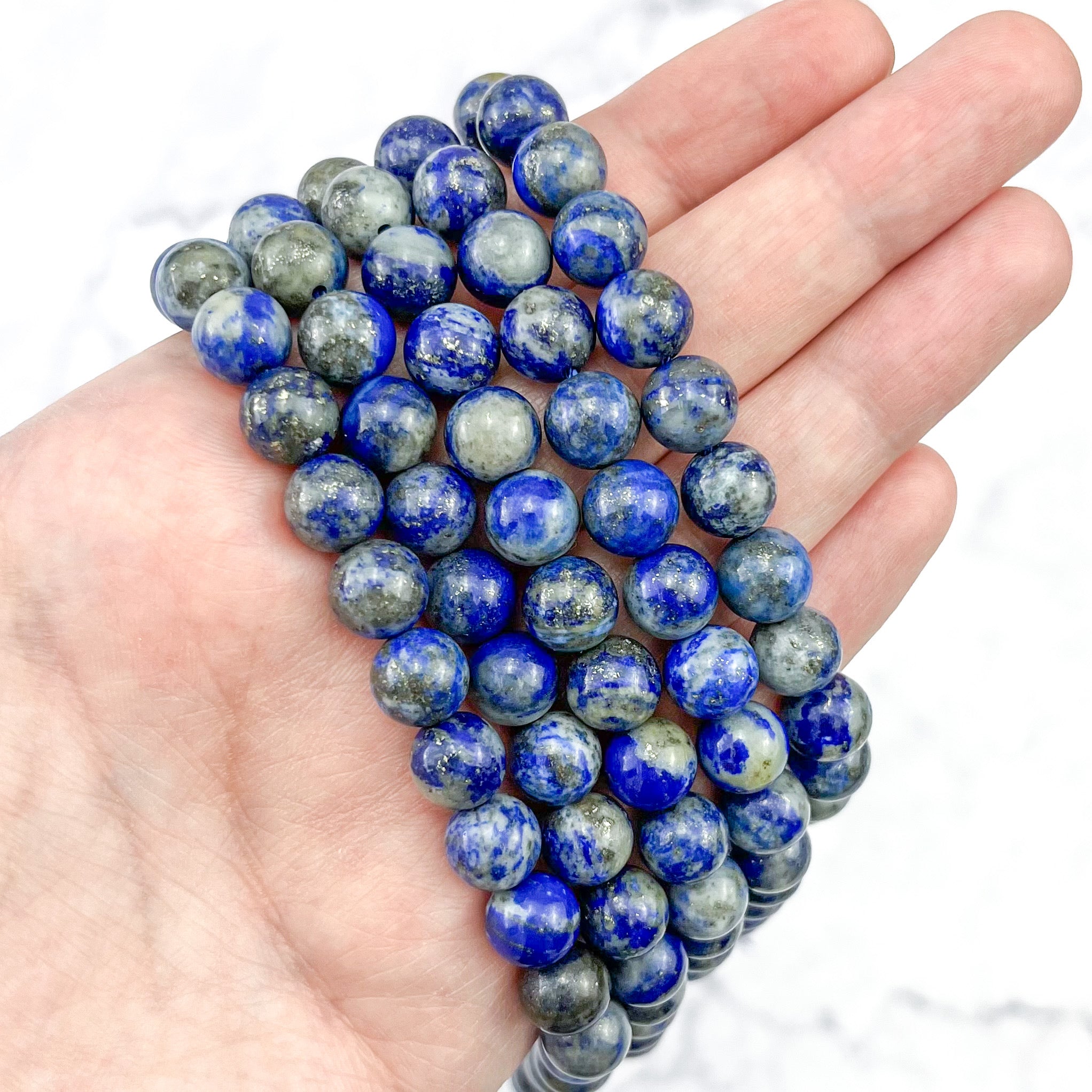 8mm Lapis Lazuli Bead Strand