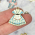 24mm Dress Alice in Wonderland Gold Plate Charm R25