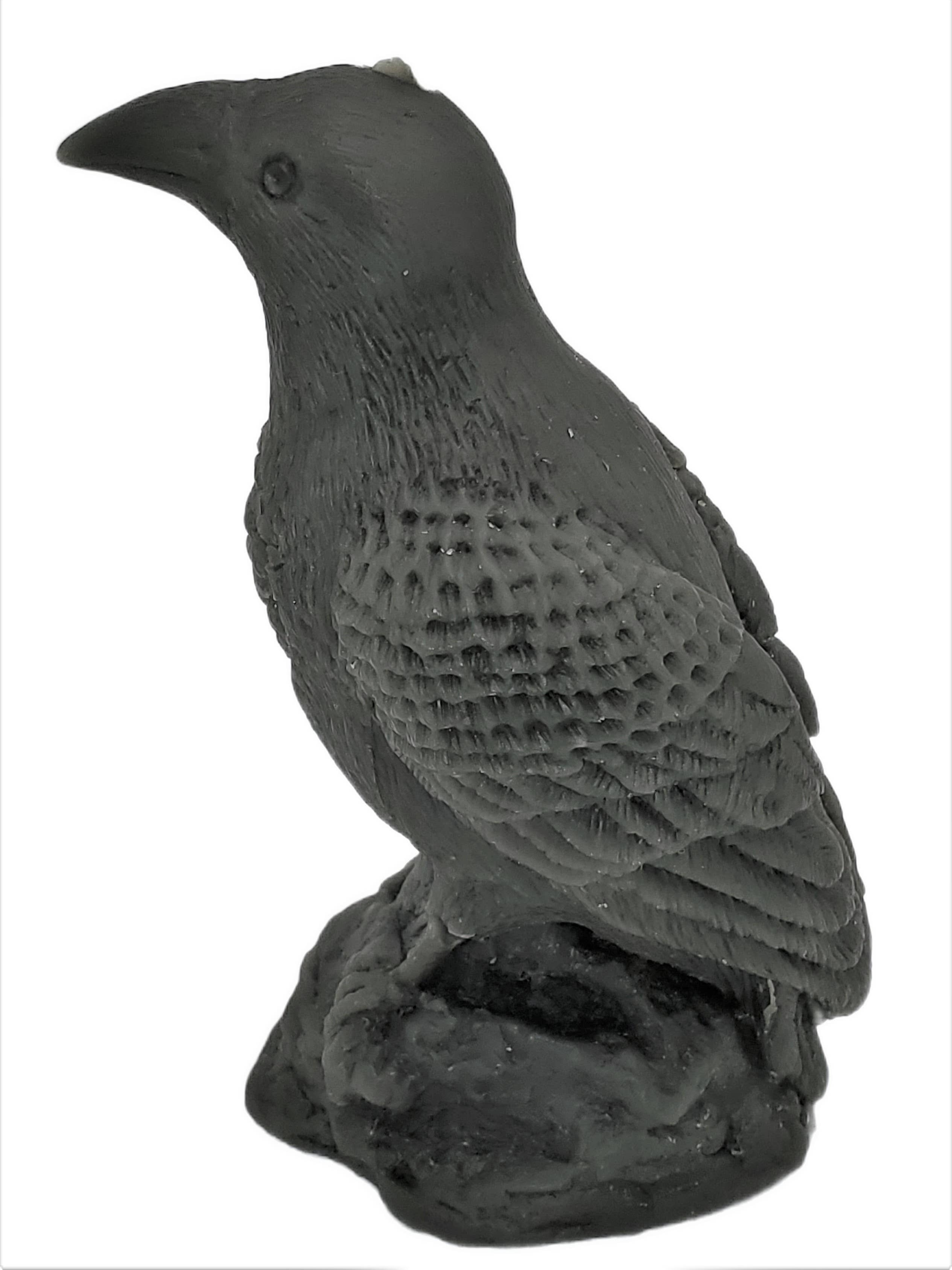 Raven Beeswax Pillar Candle