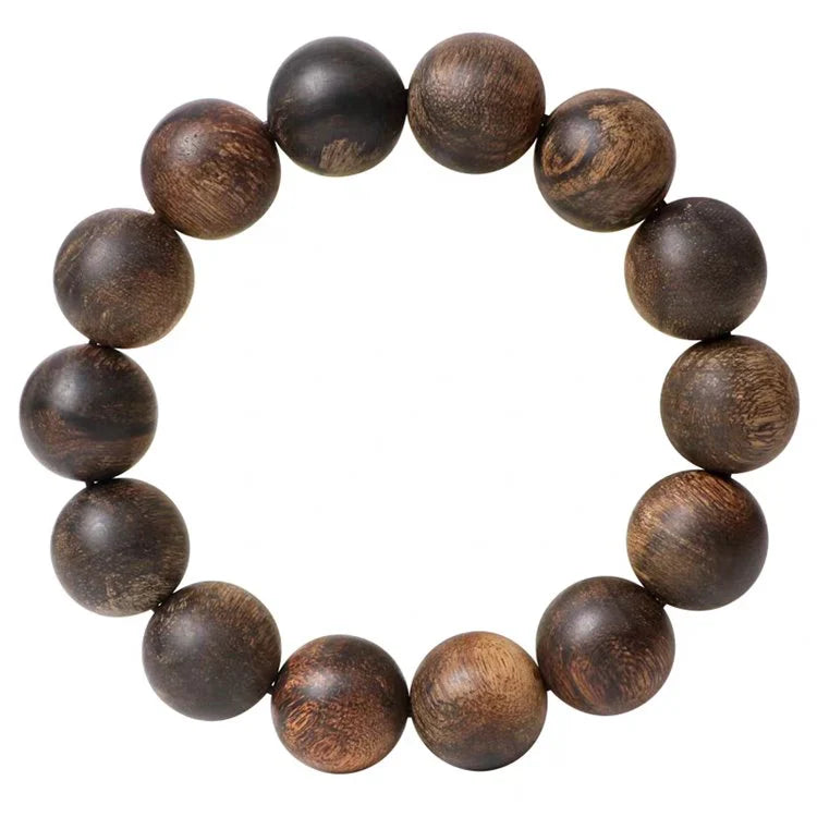 6mm Agarwood Bead Strand W10