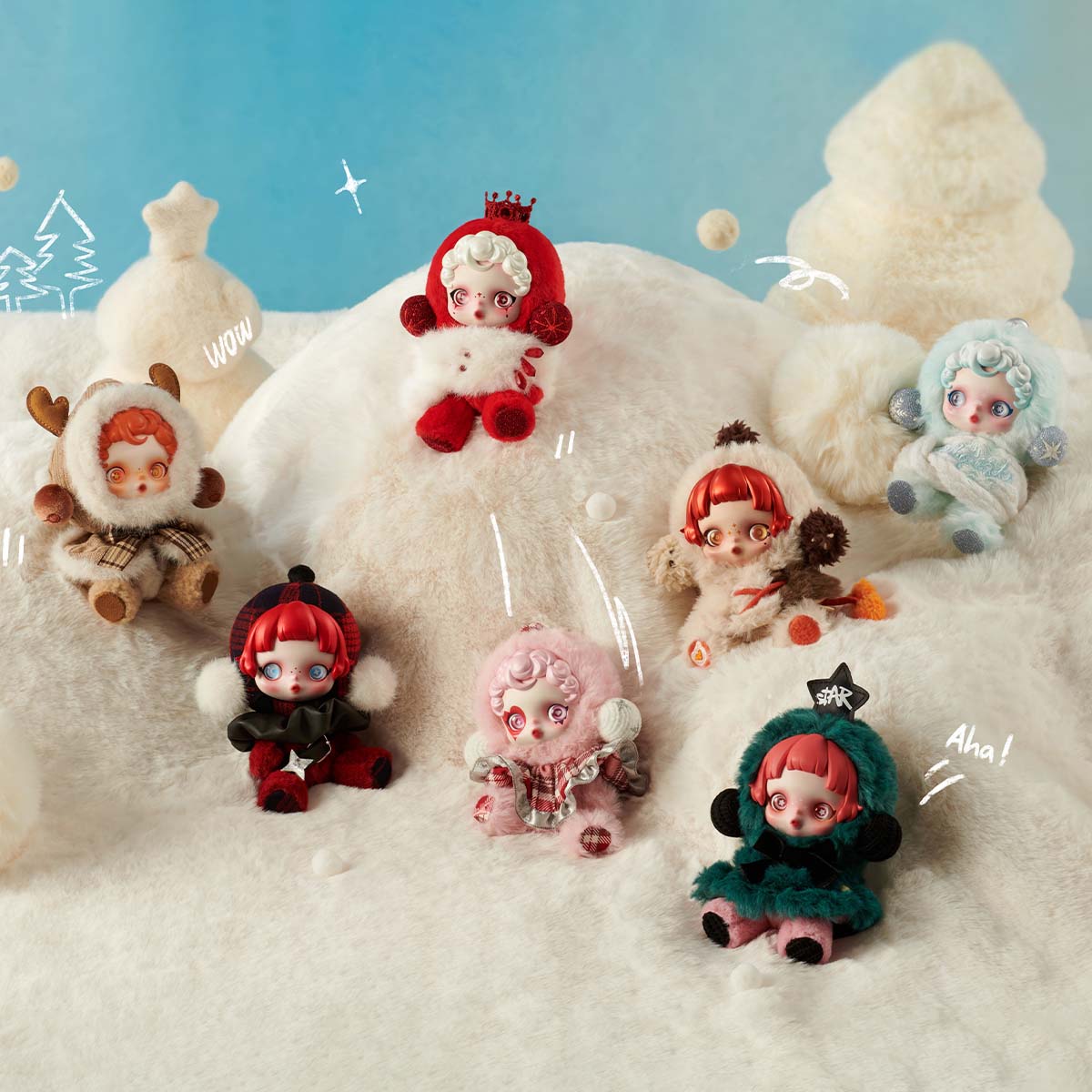 Skull Panda Winter Symphony Pendant Blind Box