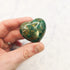 Chrysocolla in Copper Hearts $29
