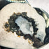Druzy Black Banded Agate Heart A86