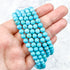 6mm Dyed Turquoise Howlite Bead Strand