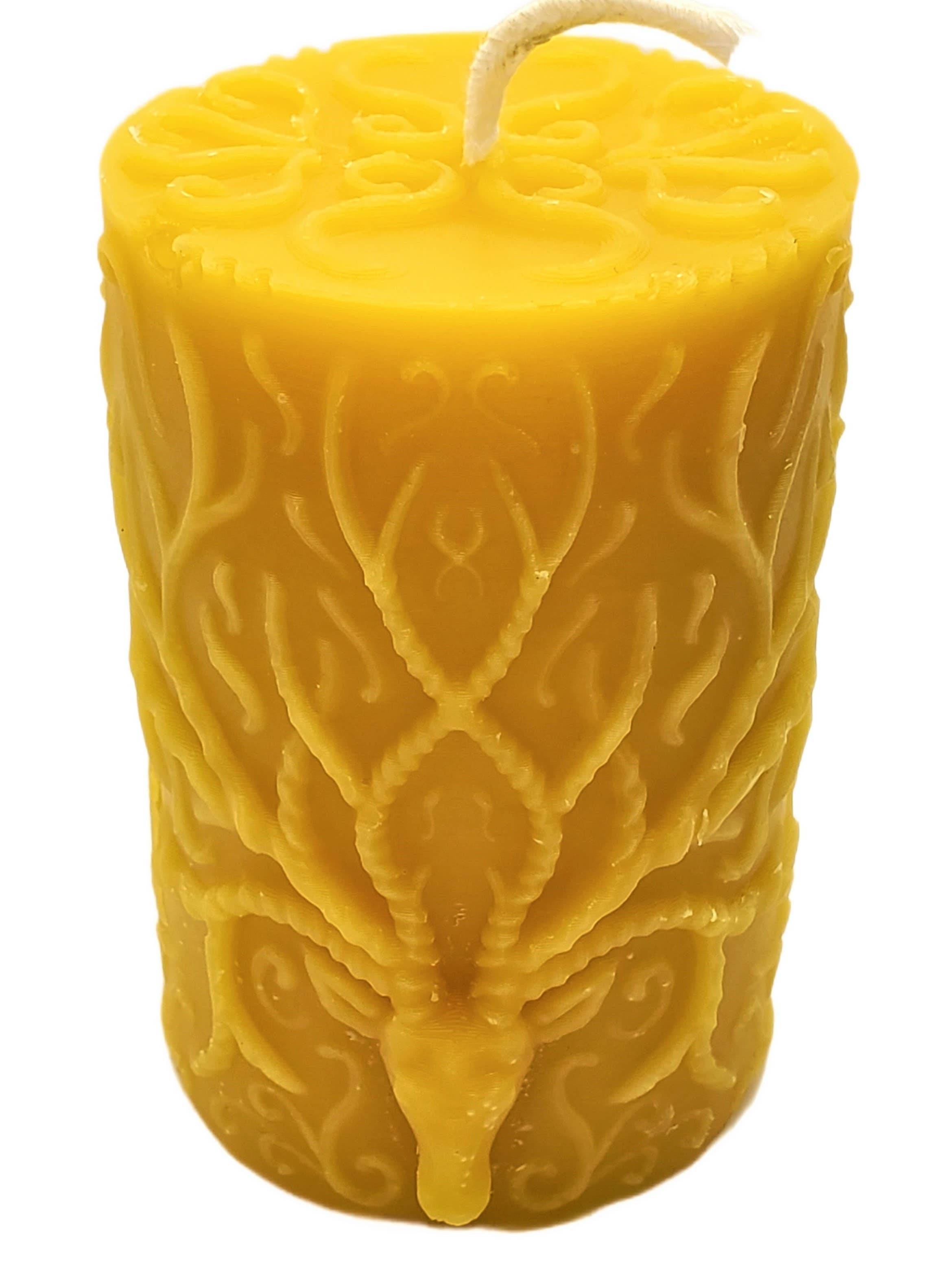 Deer Beeswax Candle