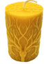 Deer Beeswax Candle